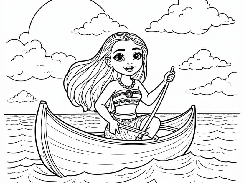 Free Moana Coloring Pages – free printable coloring page