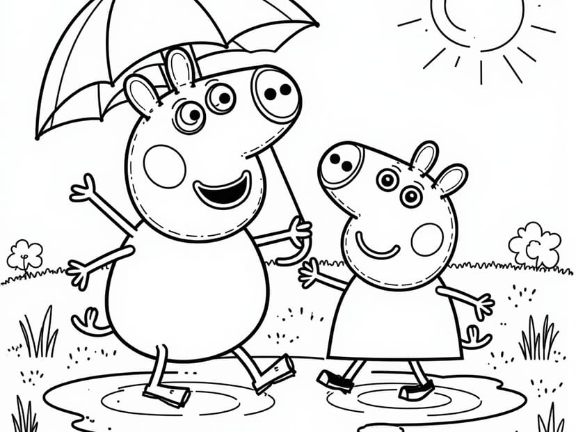 Free Peppa-pig Coloring Pages – free printable coloring page