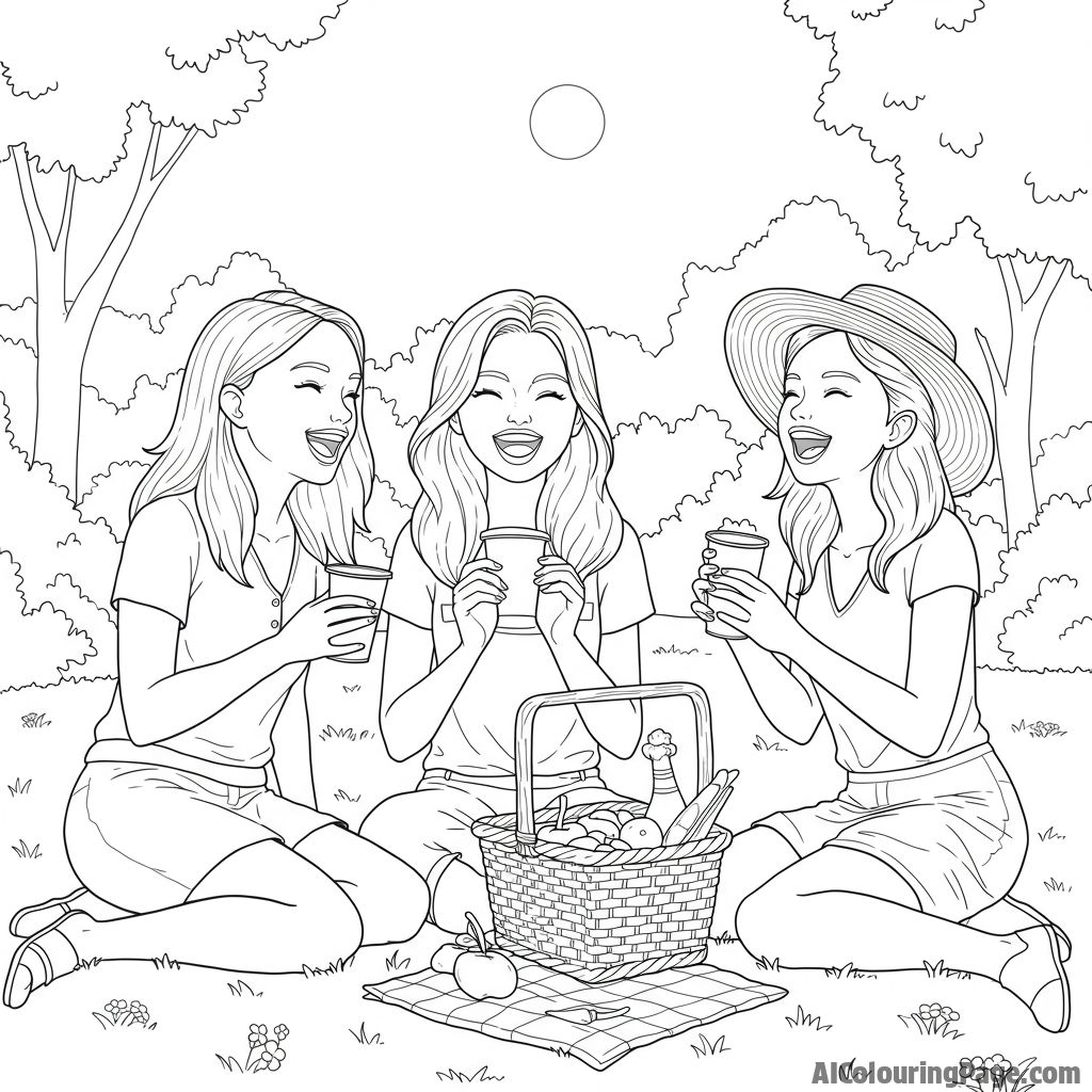 Free Girlfriend's day Coloring Pages – free printable seasonal coloring pages