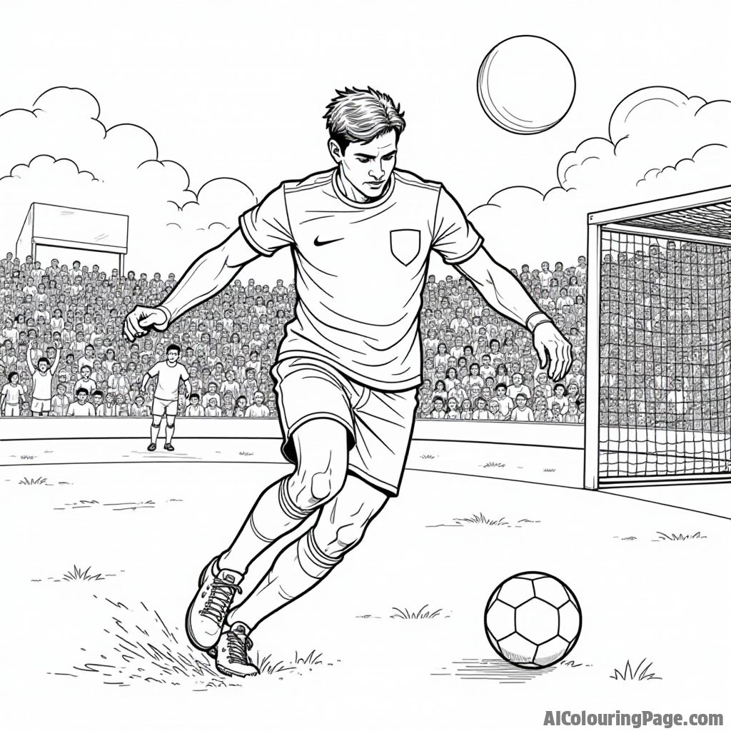 Free Soccer Coloring Pages – free printable sports and activities coloring pages coloring page to download and print