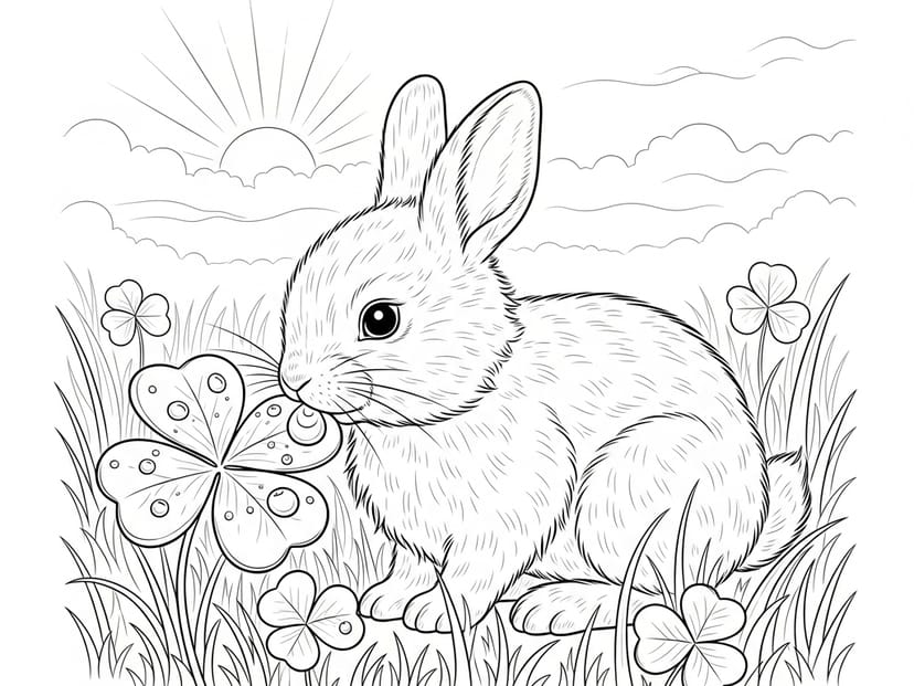 60 Free Bunny Coloring Pages (Print & Download) – free printable coloring page