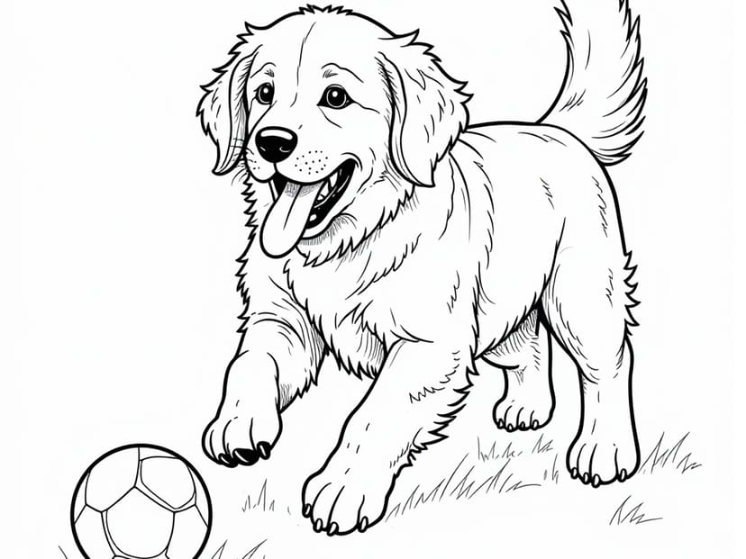 Coloring Pages for All Dog Breeds With Prompts to Create Yours