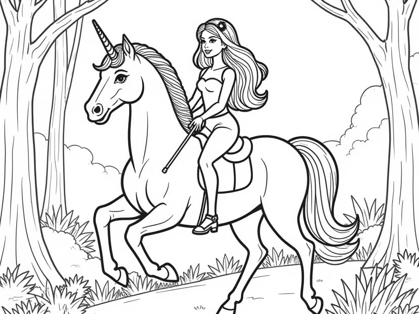 5 Barbie Coloring Page Adventure - Show Your Inner Artist With These Prompts