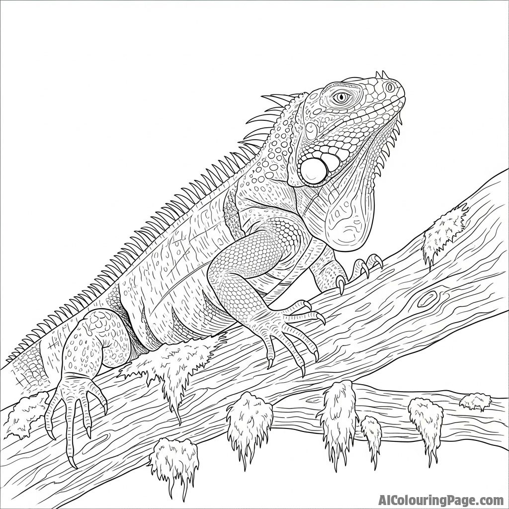 61 Free Iguana Coloring Pages (Print & Download) – free printable animals coloring pages