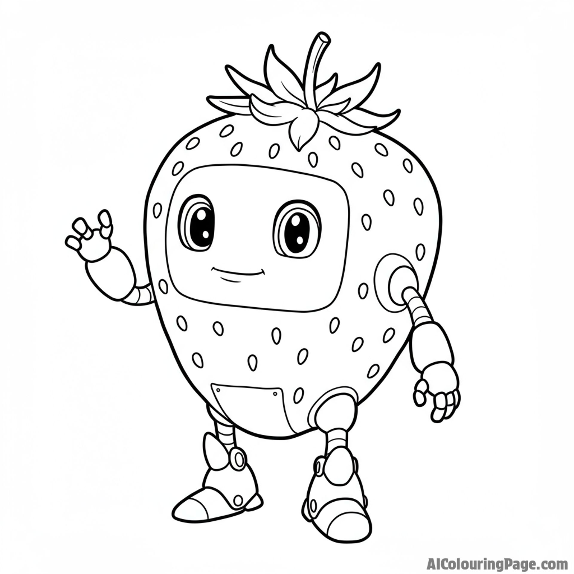strawberry robot, helpful disposition