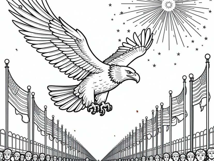 Free 4th of July Coloring Pages – free printable coloring page