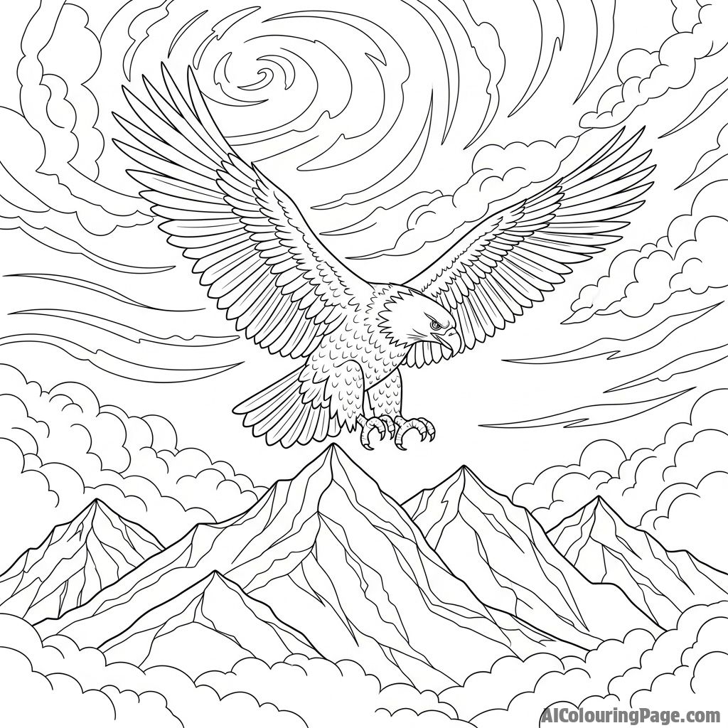 Free Eagle Coloring Pages – free printable bird coloring pages