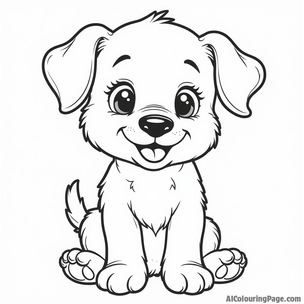 19 Super Fun Puppy Coloring Pages That Will Make Kids Smile All Day