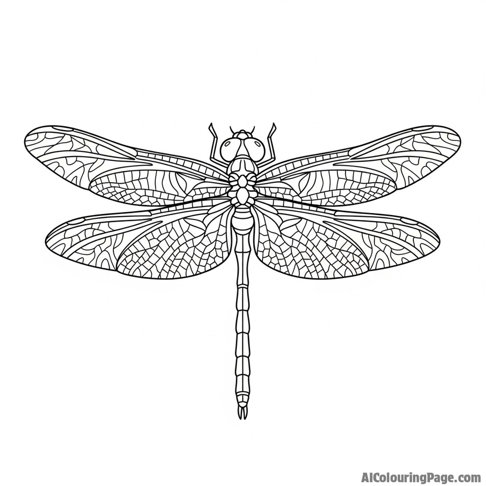 A detailed image of a dragonfly's delicate, transparent wings