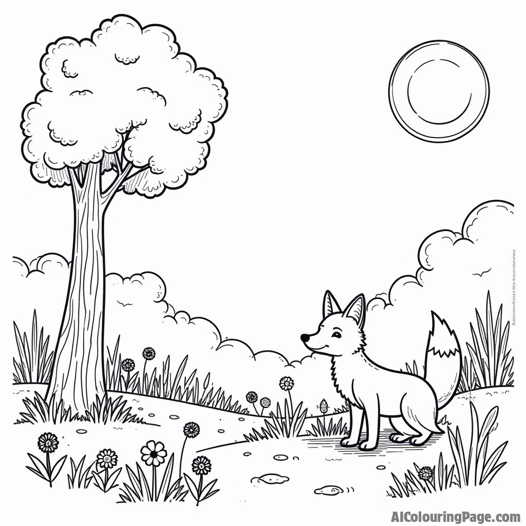 Free Forest Coloring Pages – free printable geography and landscape coloring sheets
