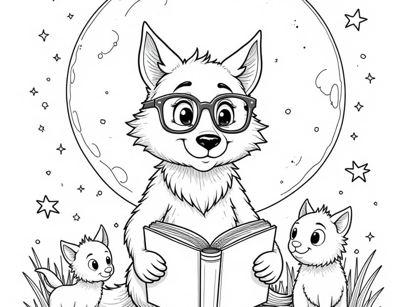 Free Werewolf Coloring Pages – free printable coloring page