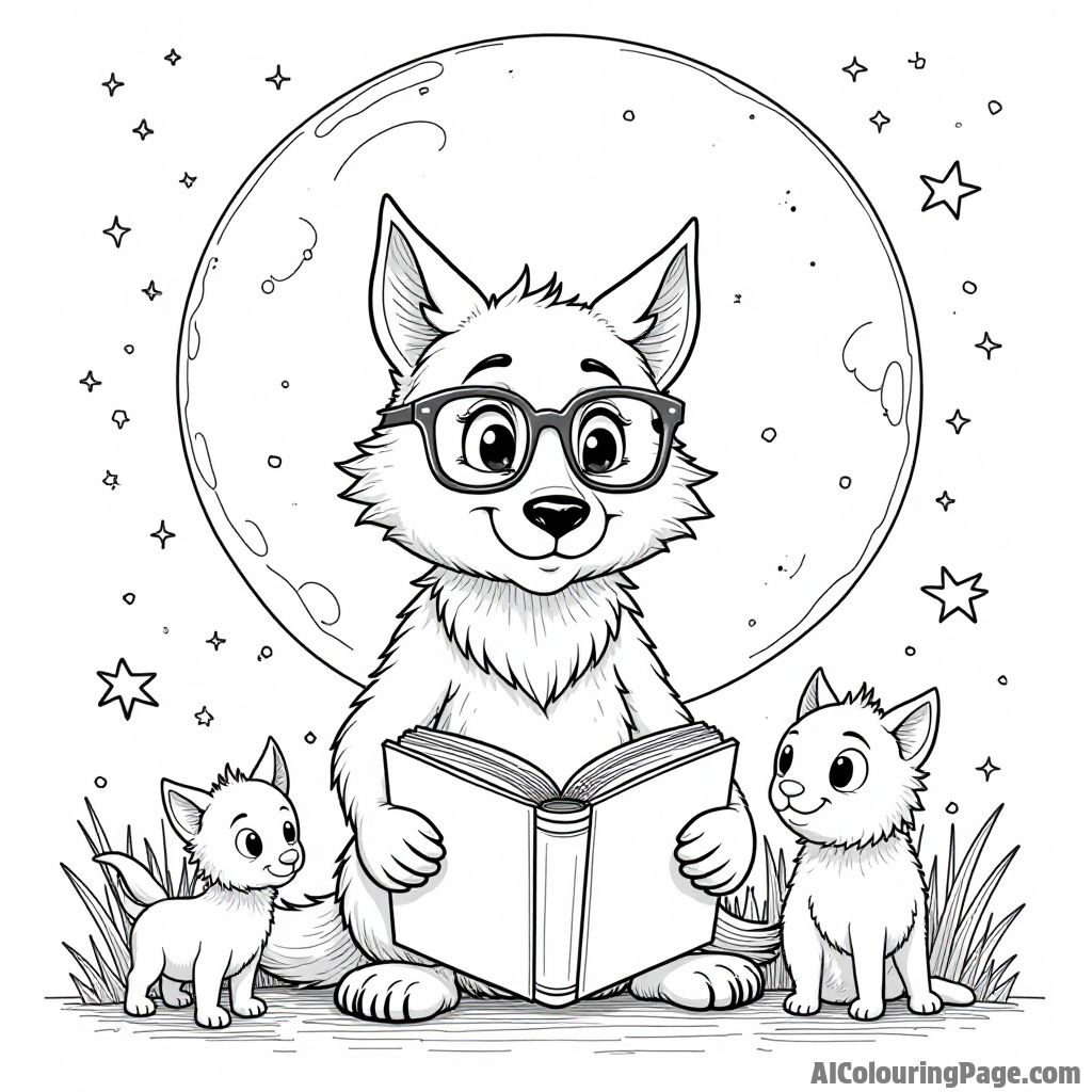 Free Werewolf Coloring Pages – free printable fantasy and science fiction coloring coloring page to download and print