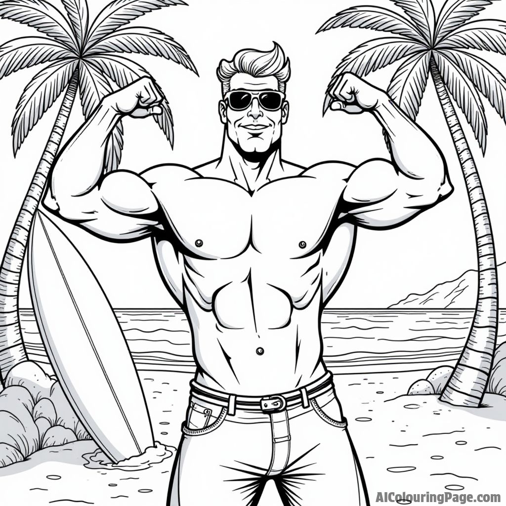 Free Johnny Bravo Coloring Pages – free printable famous characters coloring pages