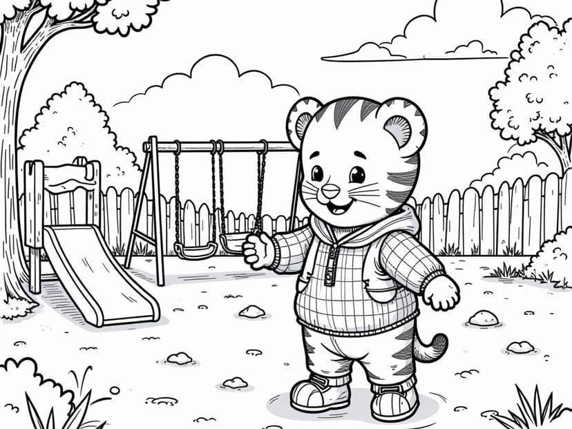 Free Daniel Tiger Coloring Pages – free printable coloring page