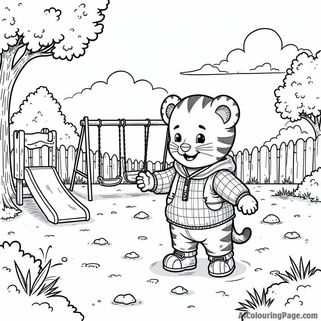 Free Daniel Tiger Coloring Pages – free printable famous characters coloring pages