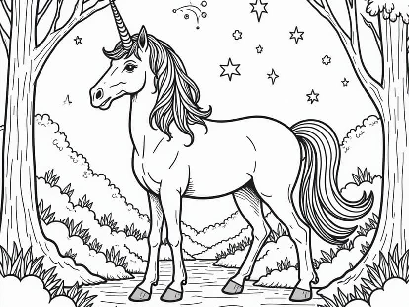 Free Mythical Creatures Coloring Pages – free printable coloring page