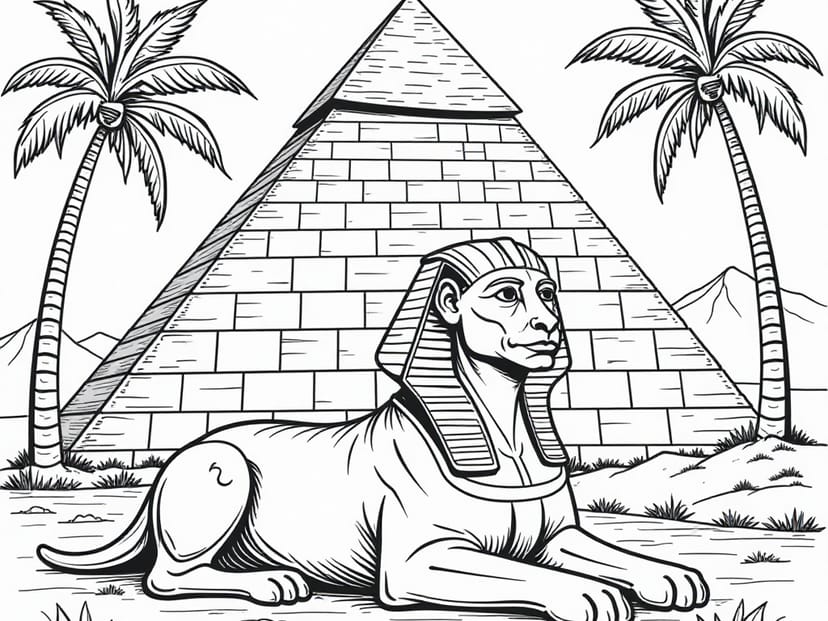 Free Ancient Egypt Coloring Pages – free printable coloring page
