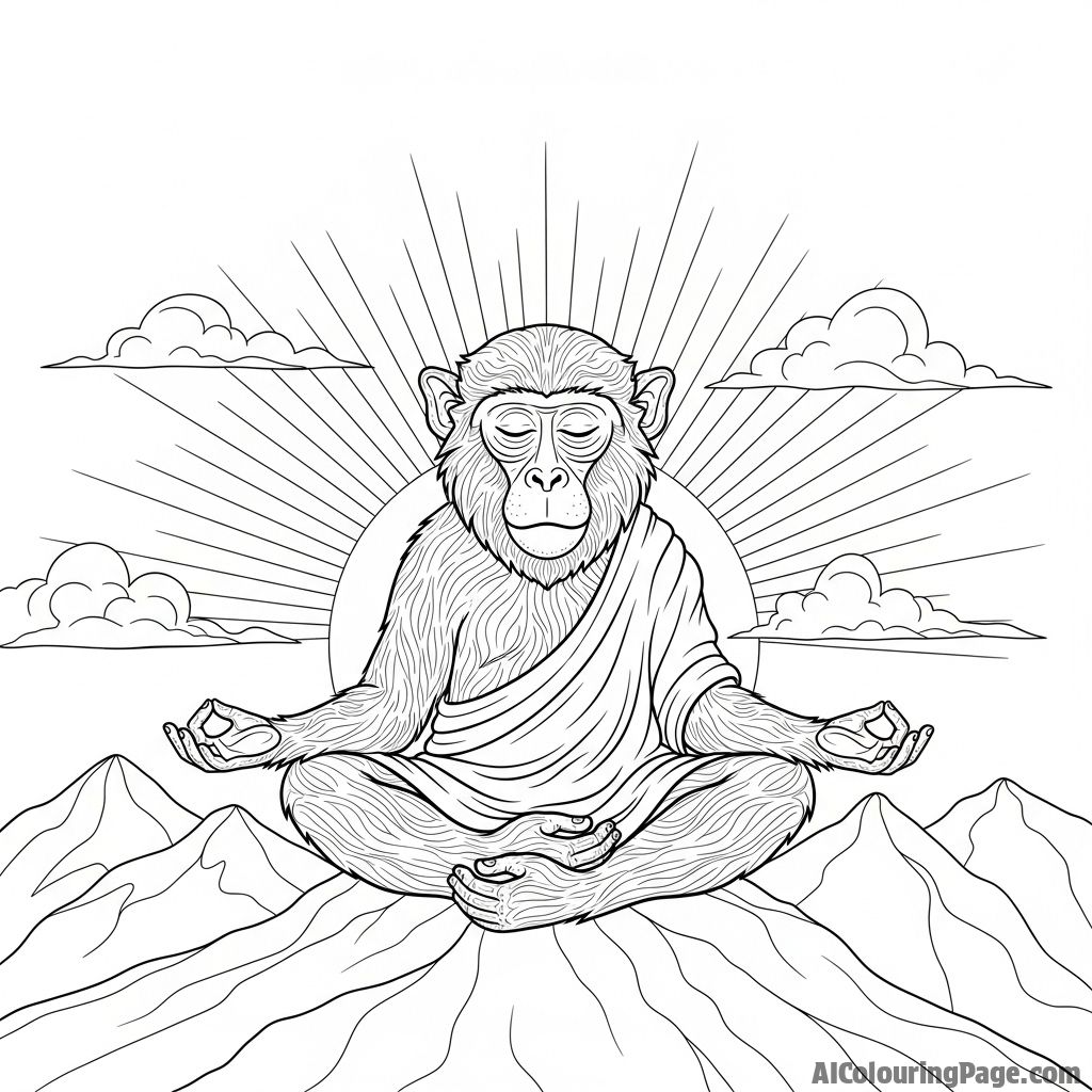 59 Free Monkey Coloring Pages (Print & Download) – free printable animals coloring pages