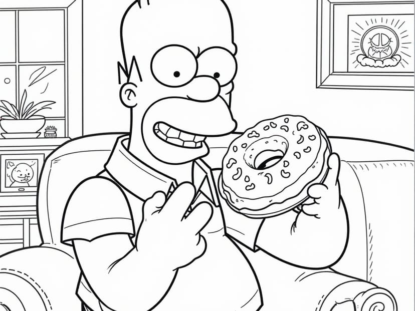 Free Simpsons Coloring Pages – free printable coloring page
