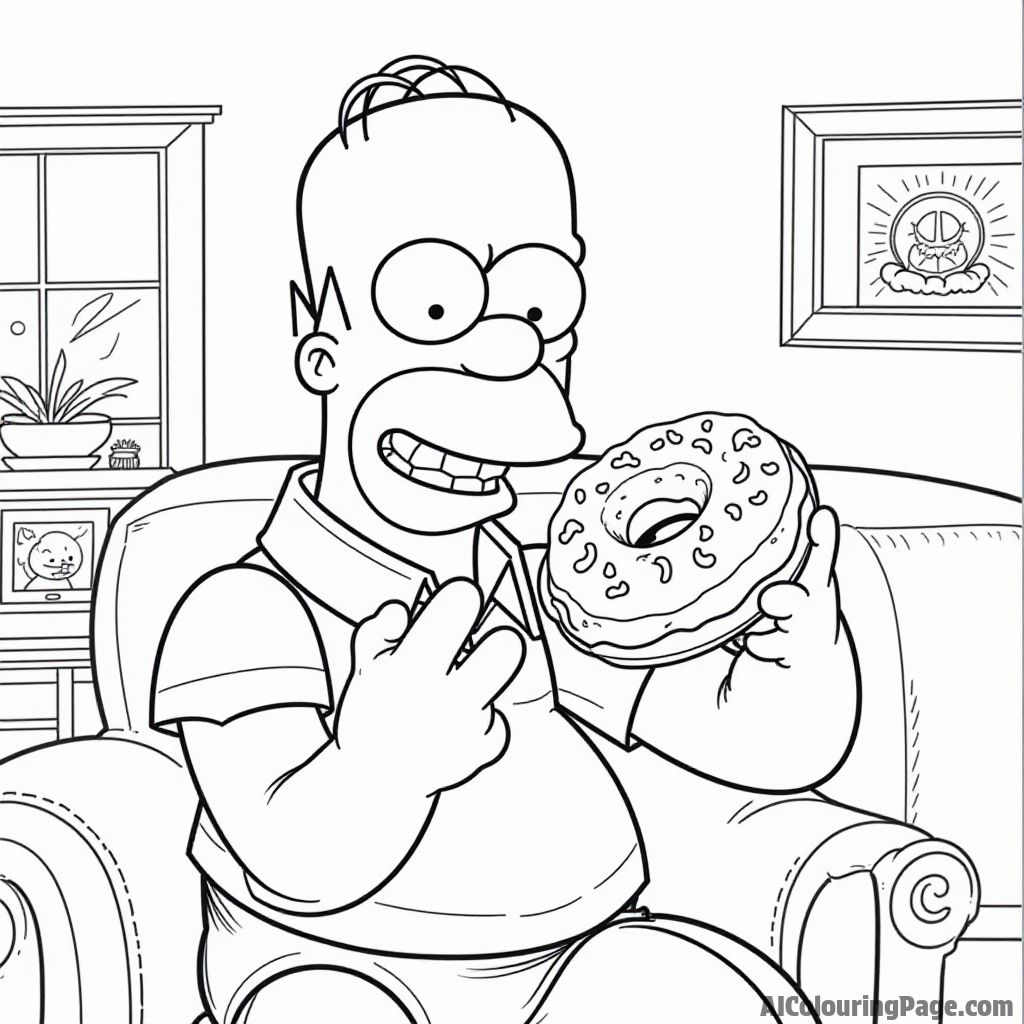 Free Simpsons Coloring Pages – free printable famous characters coloring pages