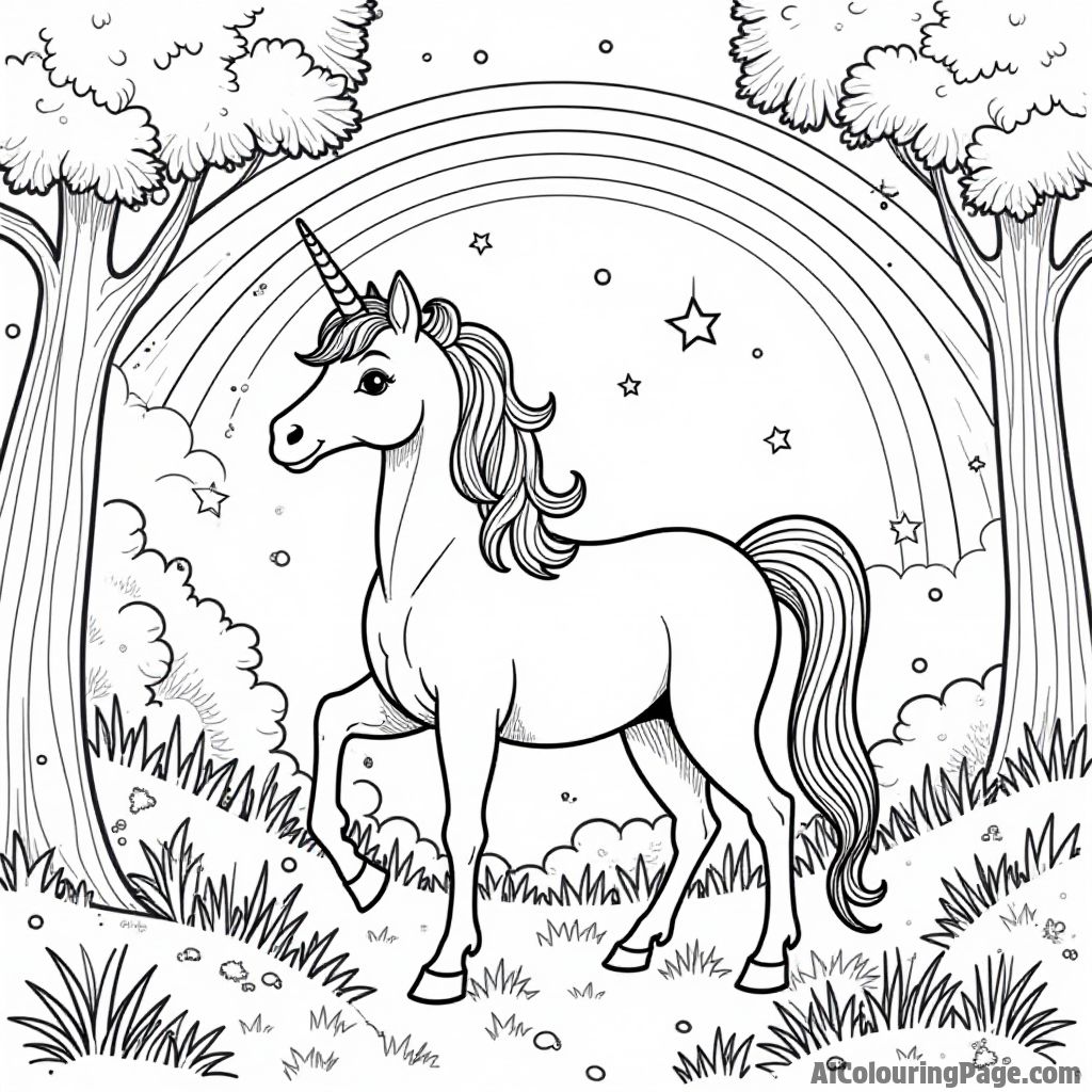 Free Unicorn Coloring Pages – free printable fantasy and science fiction coloring