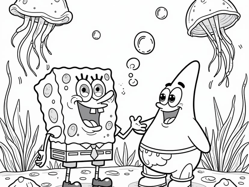 Free Spongebob Coloring Pages – free printable coloring page