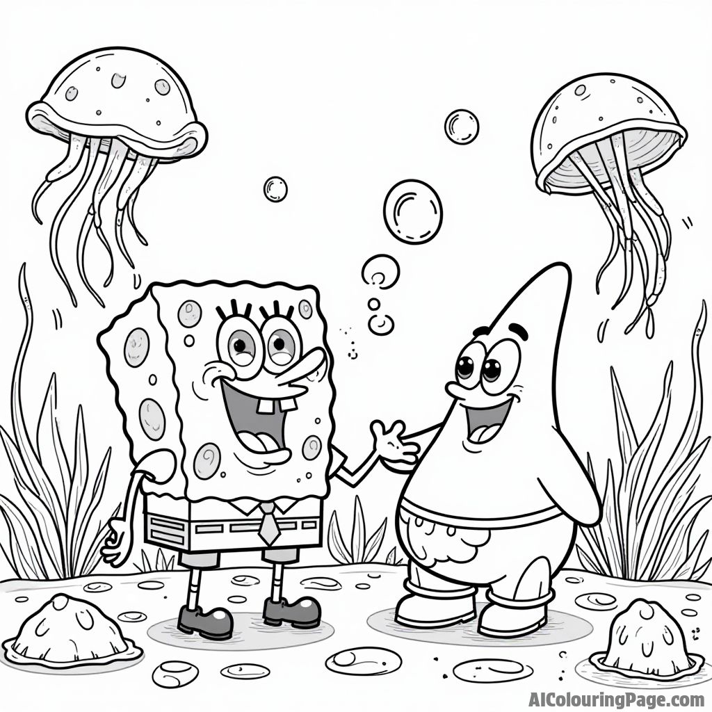 Free Spongebob Coloring Pages – free printable famous characters coloring pages