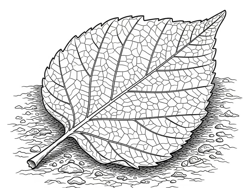 Free Autumn Leaves  Coloring Pages – free printable coloring page