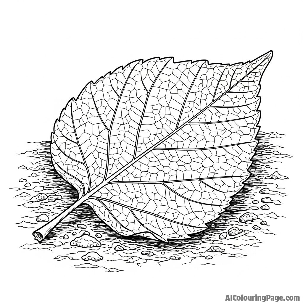 Free Autumn Leaves  Coloring Pages – free printable nature and landscapes coloring pages