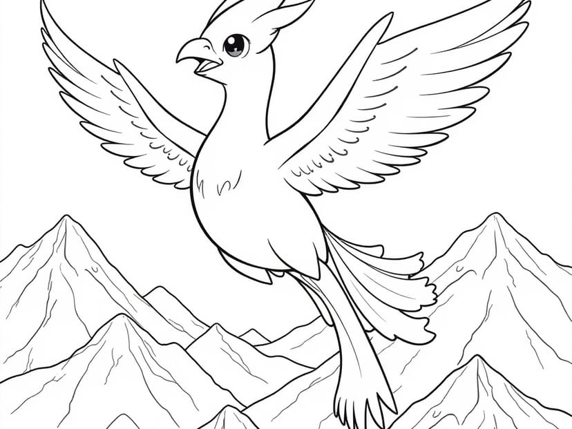 Color Your Favorite Legendary Birds: Articuno, Zapdos, and Moltres Adventures!