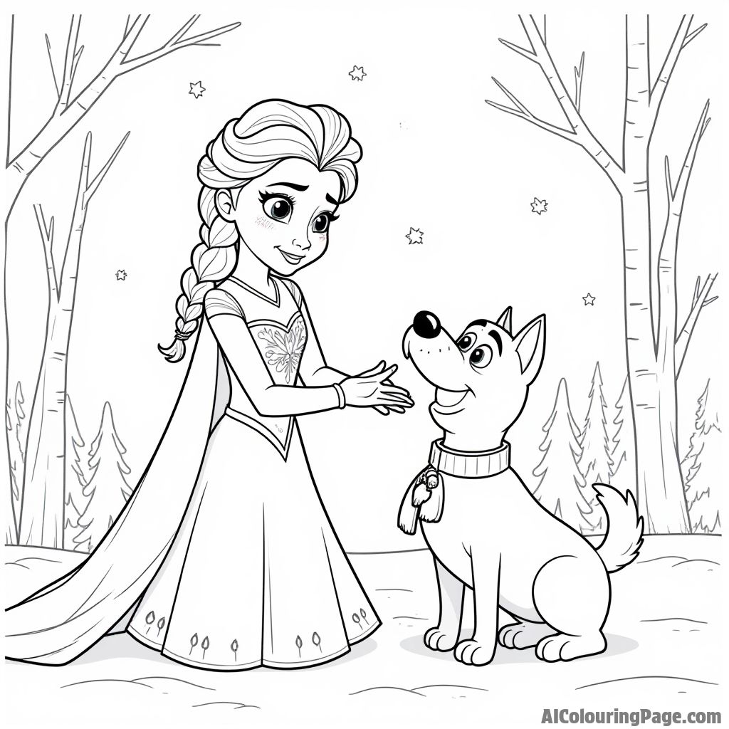 Free Elsa Coloring Pages – free printable famous characters coloring pages