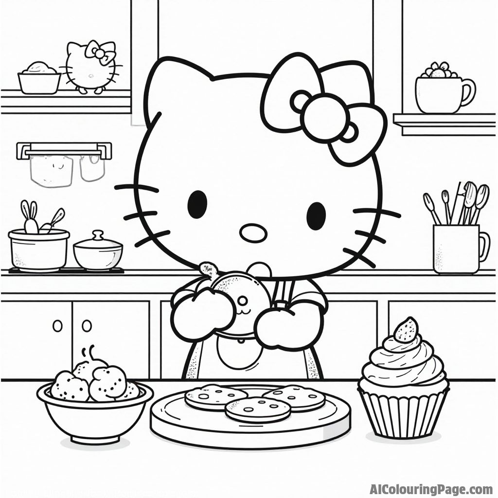 Free Hello Kitty Coloring Pages – free printable famous characters coloring pages coloring page to download and print