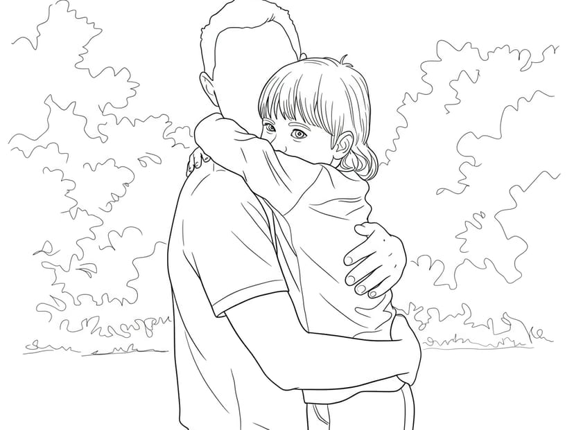 Free Father's day Coloring Pages – free printable coloring page