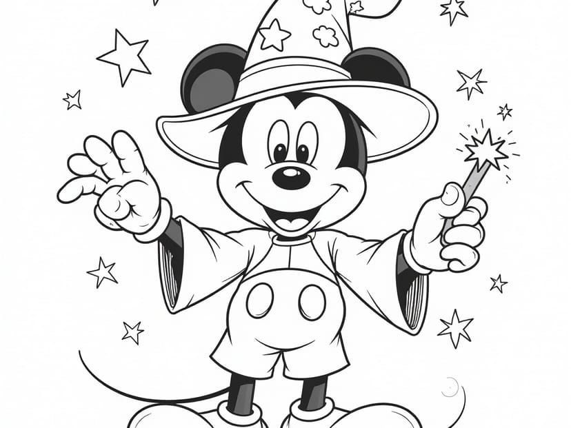 Free Mickey Mouse Coloring Pages – free printable coloring page