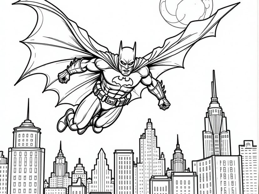 Free Batman Coloring Pages – free printable coloring page