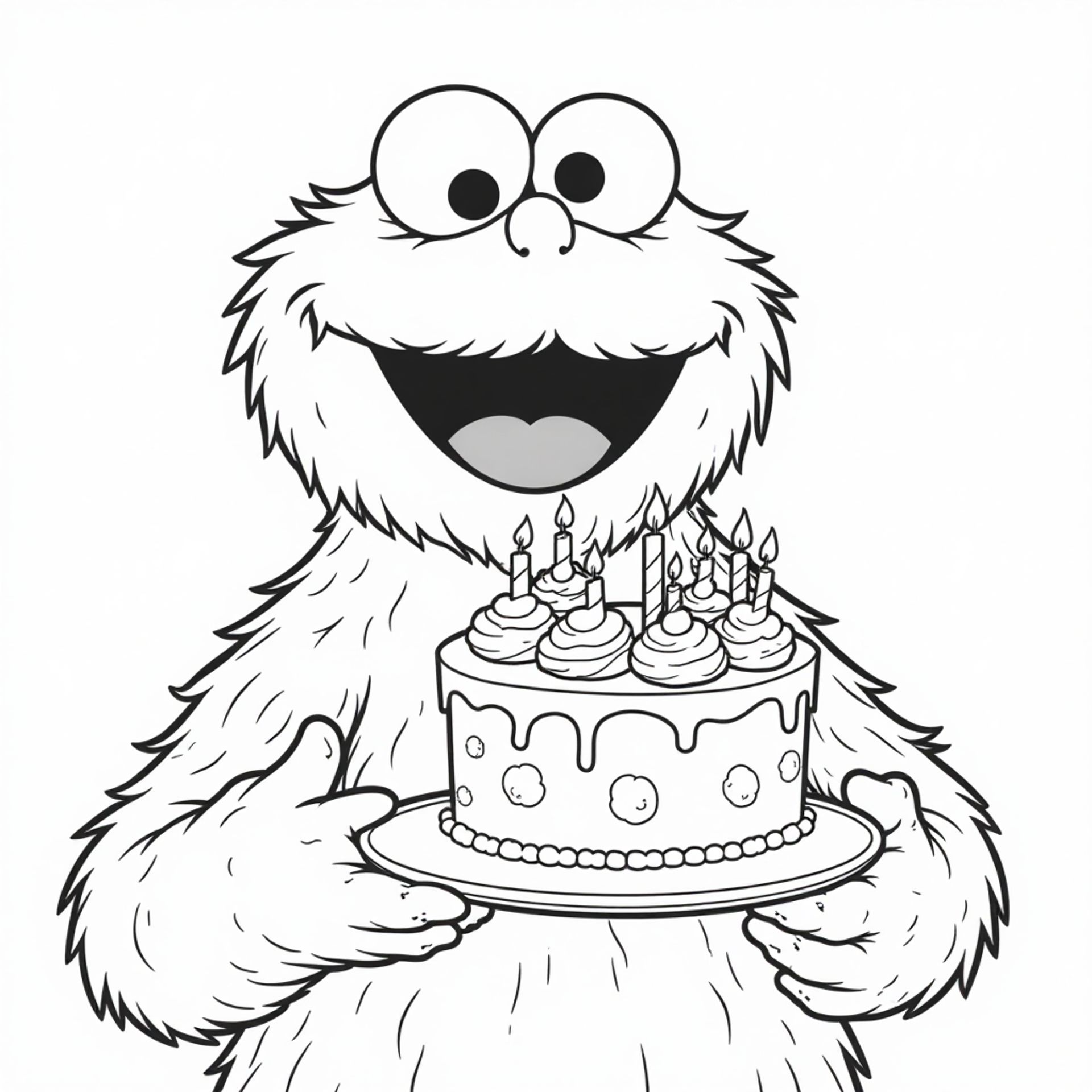 Holding a cake