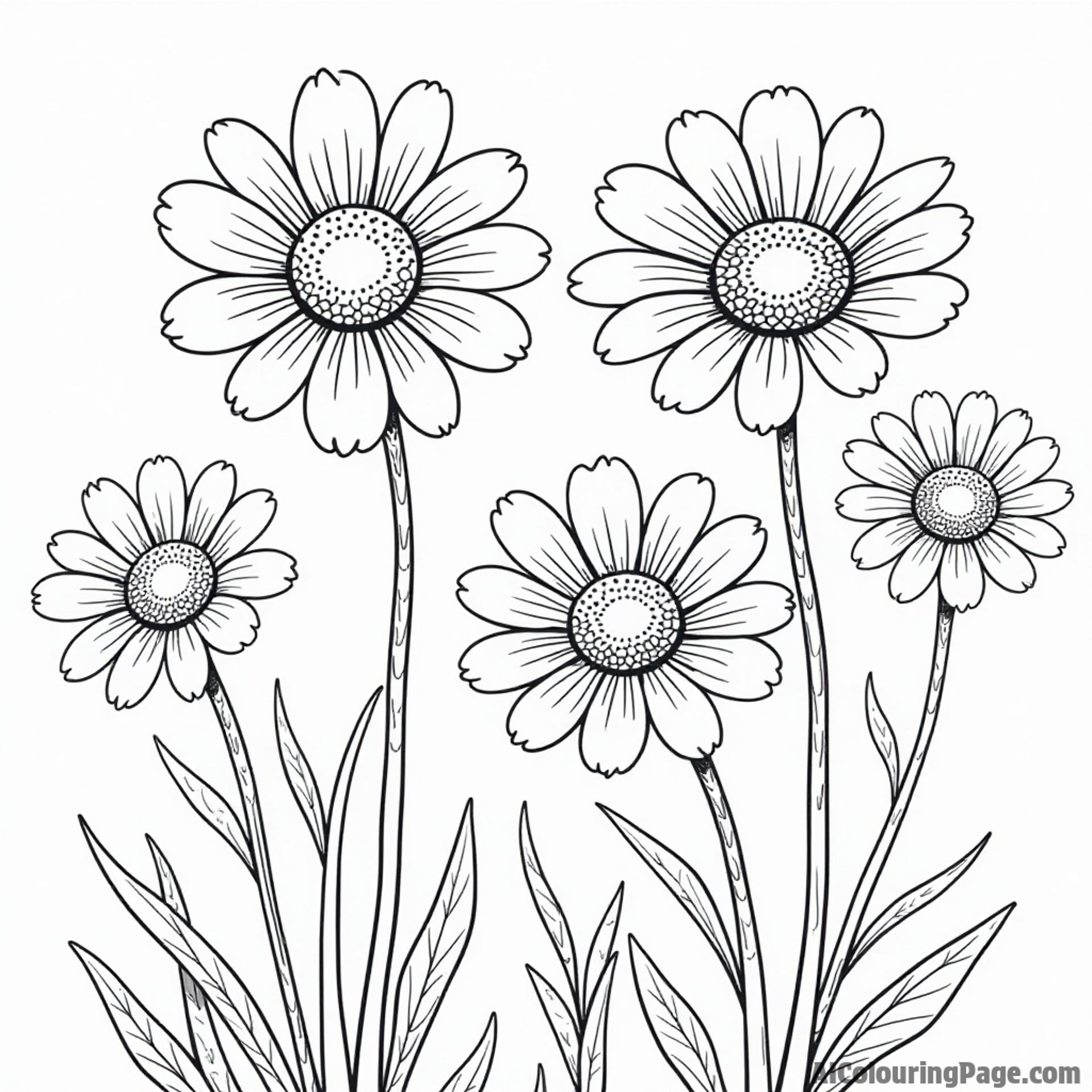 A cheerful daisy chain