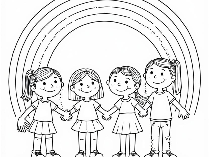 19 Rainbow Themed Coloring Pages: Get Creative with Fun Prompts!