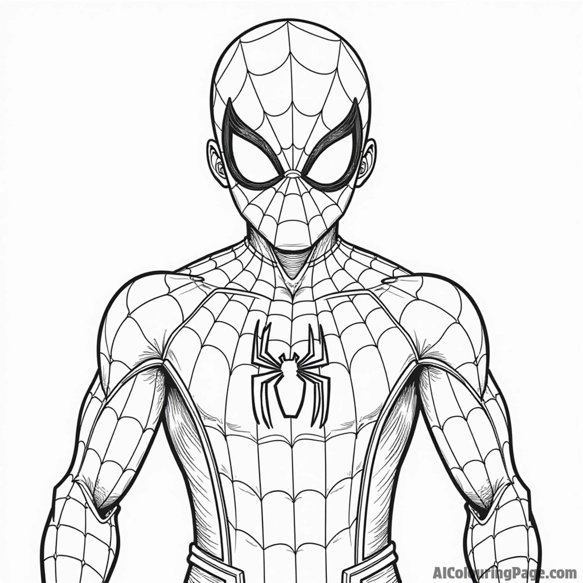 Miles Morales with a spider symbol