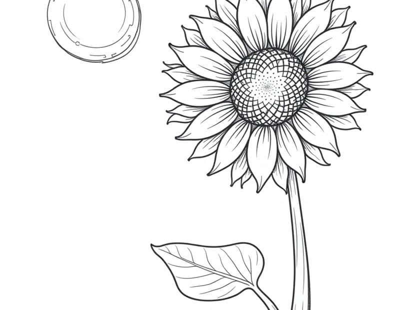 Explore Flower theme Coloring Pages: Creative Prompts for All Ages