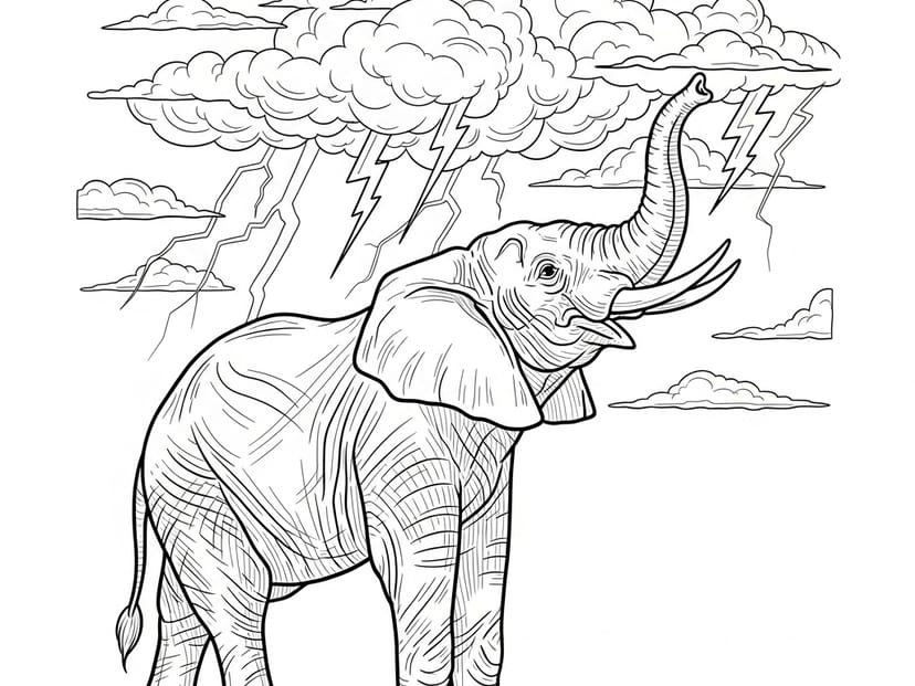 Print 68 Free Elephant Coloring Pages – free printable coloring page