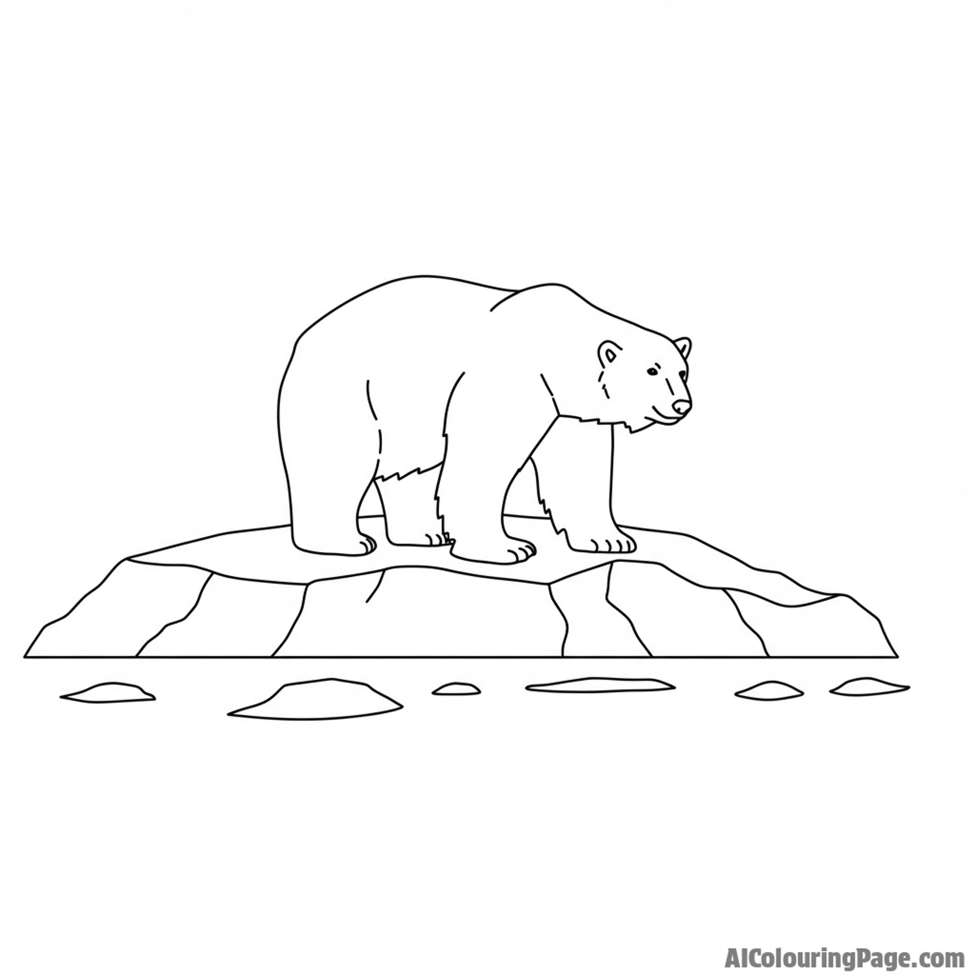 Polar bears on a shrinking ice cap, a stark warning.