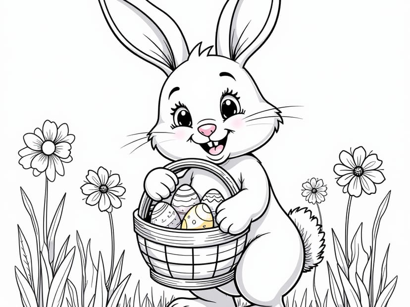 Free Easter Coloring Pages – free printable coloring page