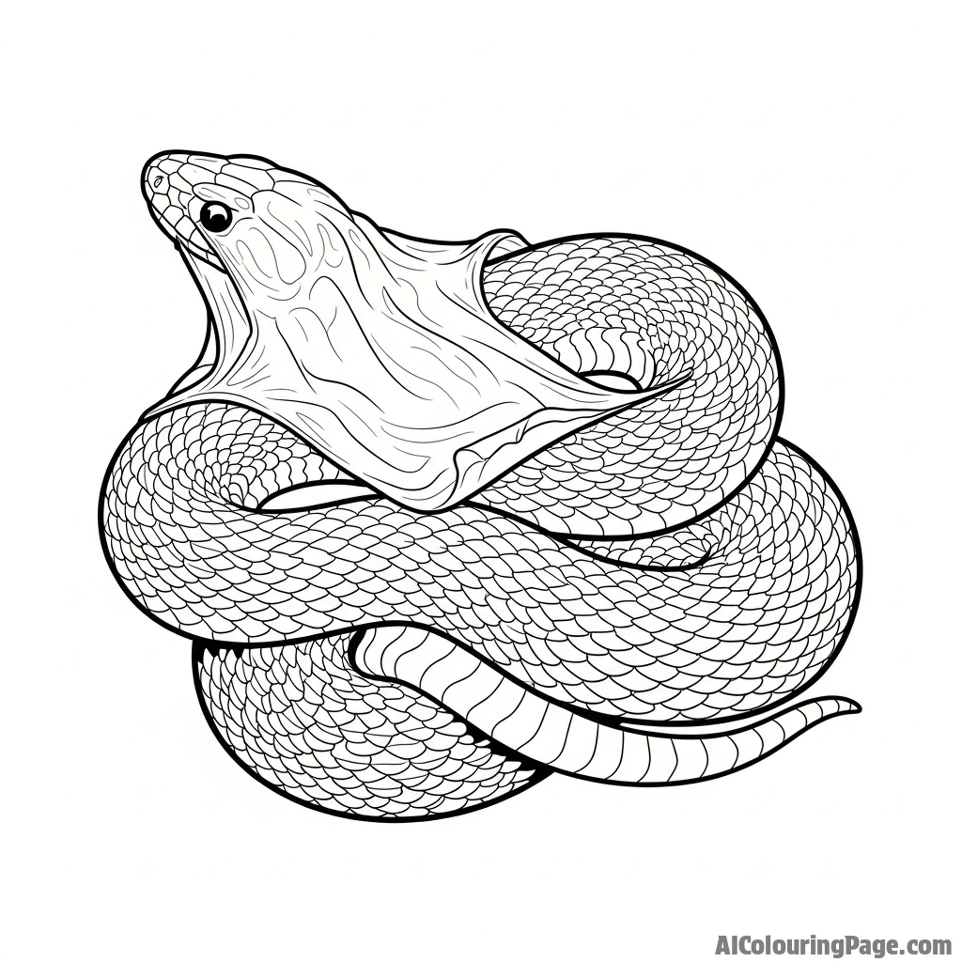 A snake shedding its skin, the translucent old layer peeling away to reveal the new scales beneath.