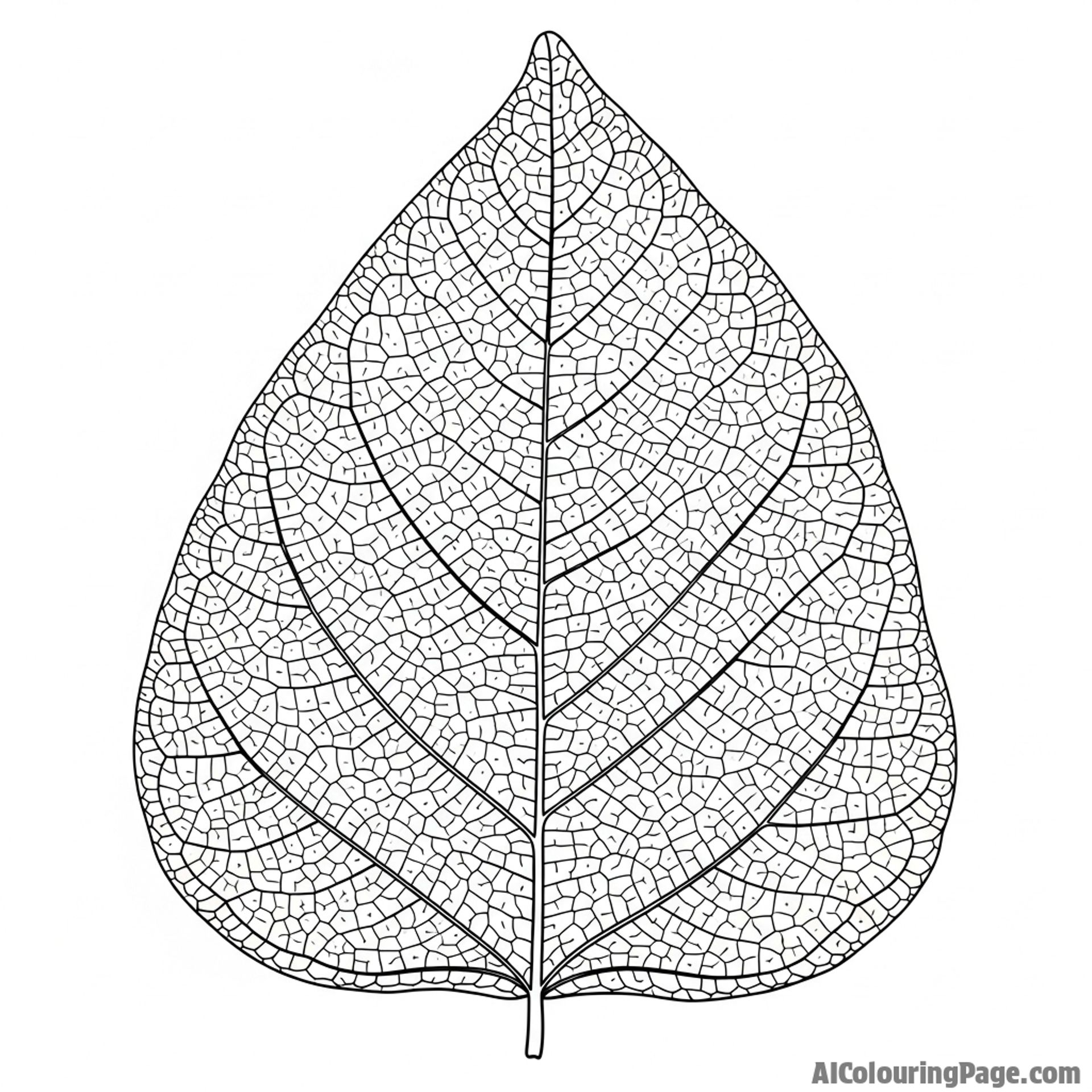 Leaf veins creating patterns, highlighting the delicate structure of a drying leaf.