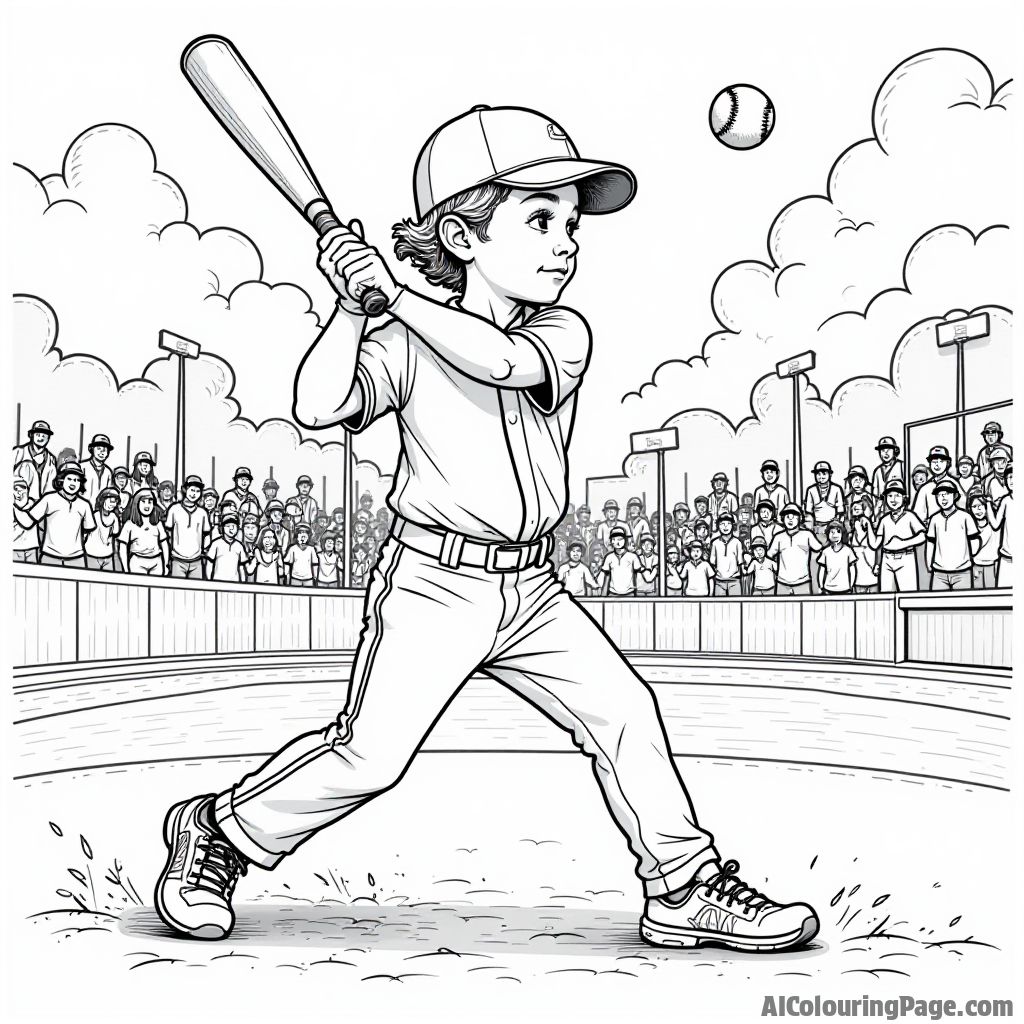 Free Baseball Coloring Pages – free printable sports and activities coloring pages