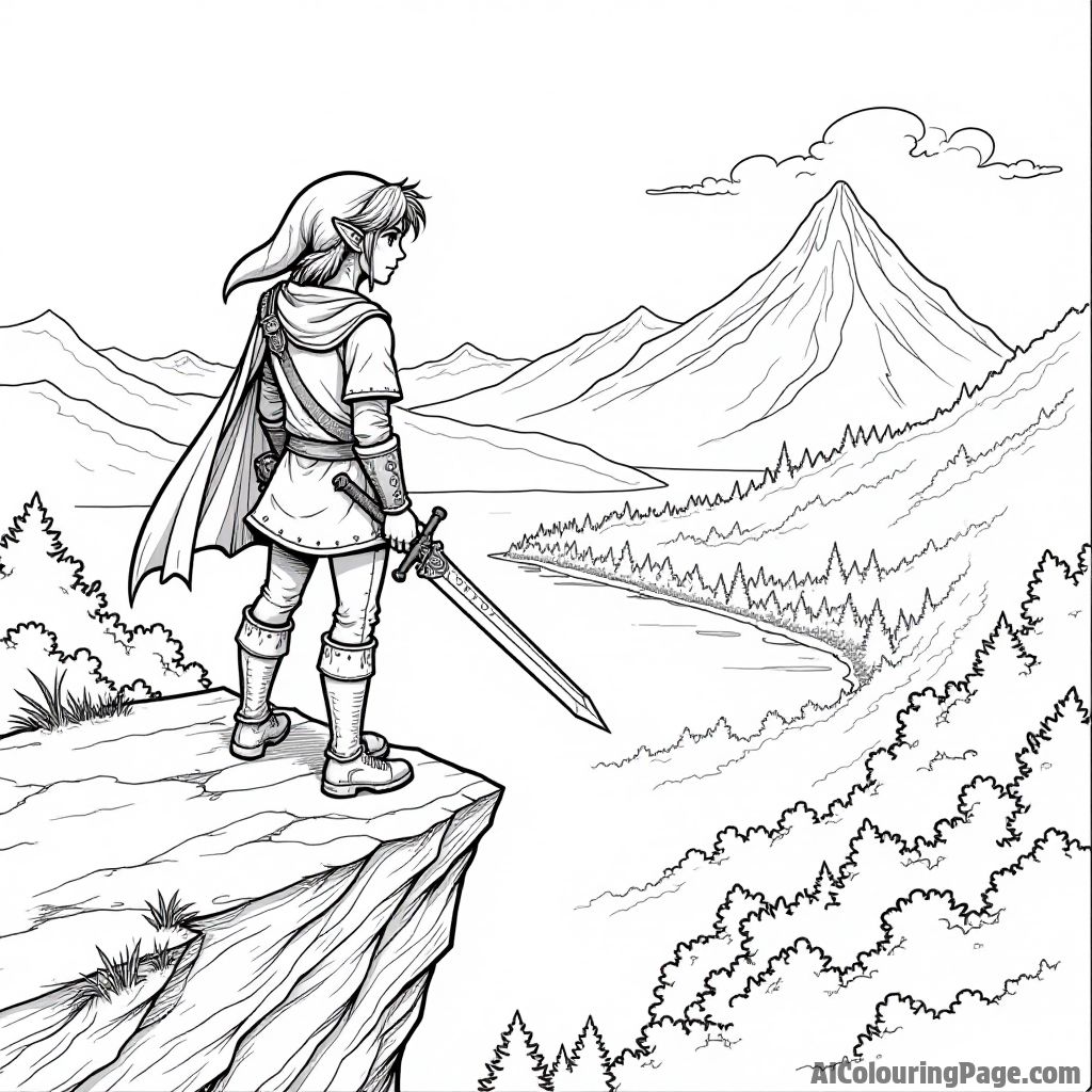 Free Zelda Coloring Pages – free printable famous characters coloring pages