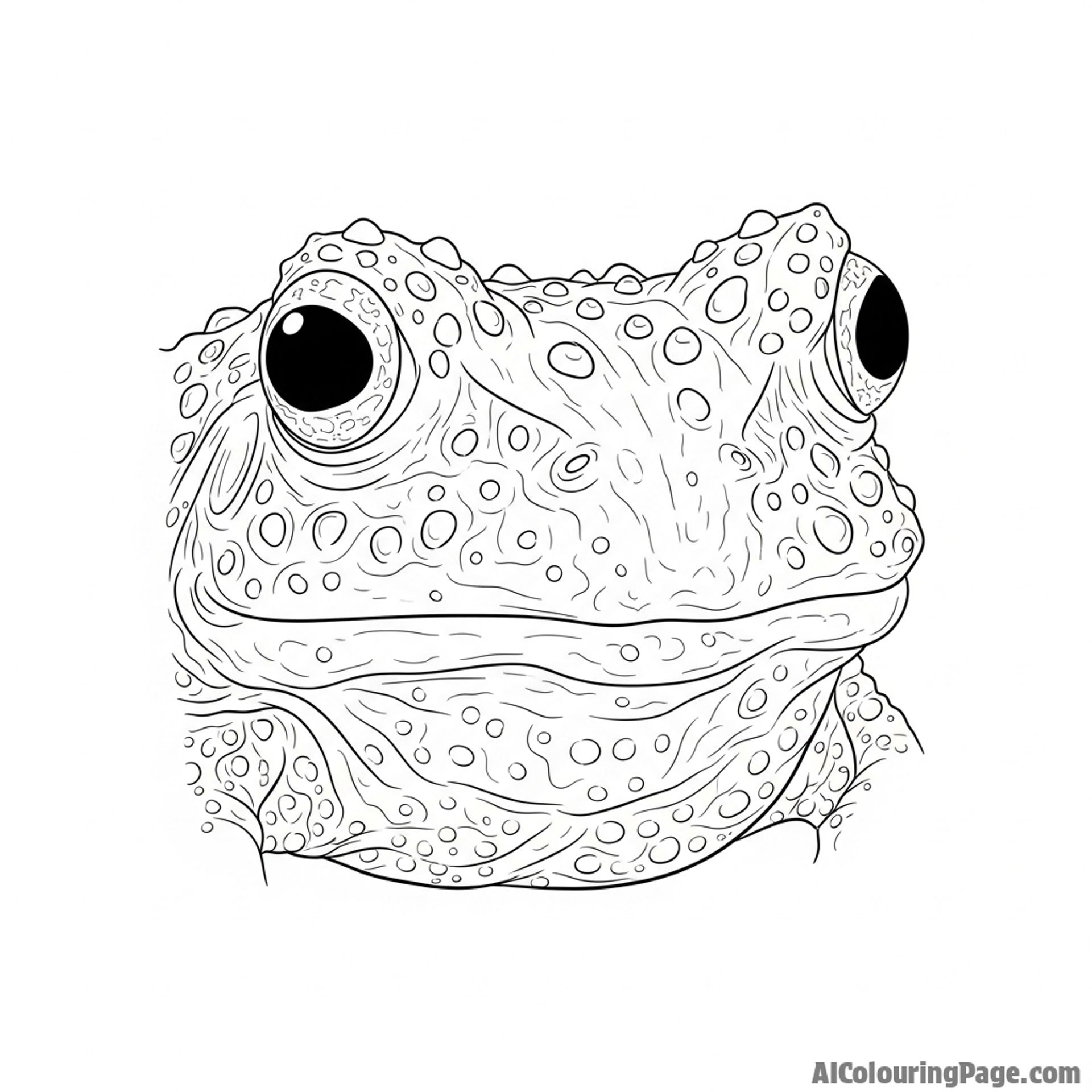 A close-up shot focusing on the intricate texture of a frog's warty skin.
