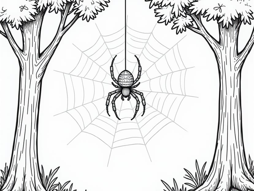 10 Spider Coloring Page Prompts To Get You Started + Images Included
