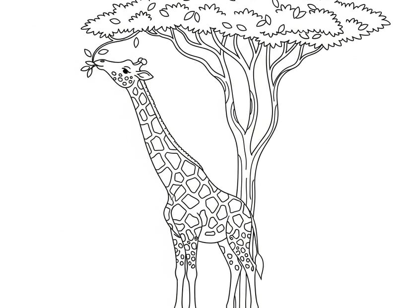 62 Free Giraffe Coloring Pages (Print & Download) – free printable coloring page